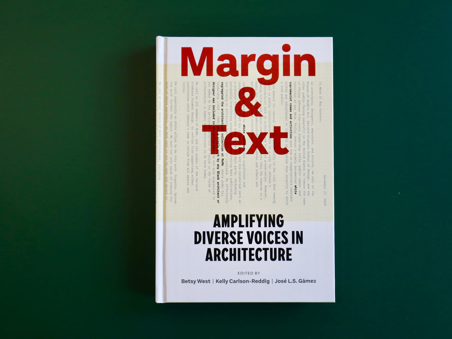 Margin & Text : Amplifying Diverse Voices in Architecture