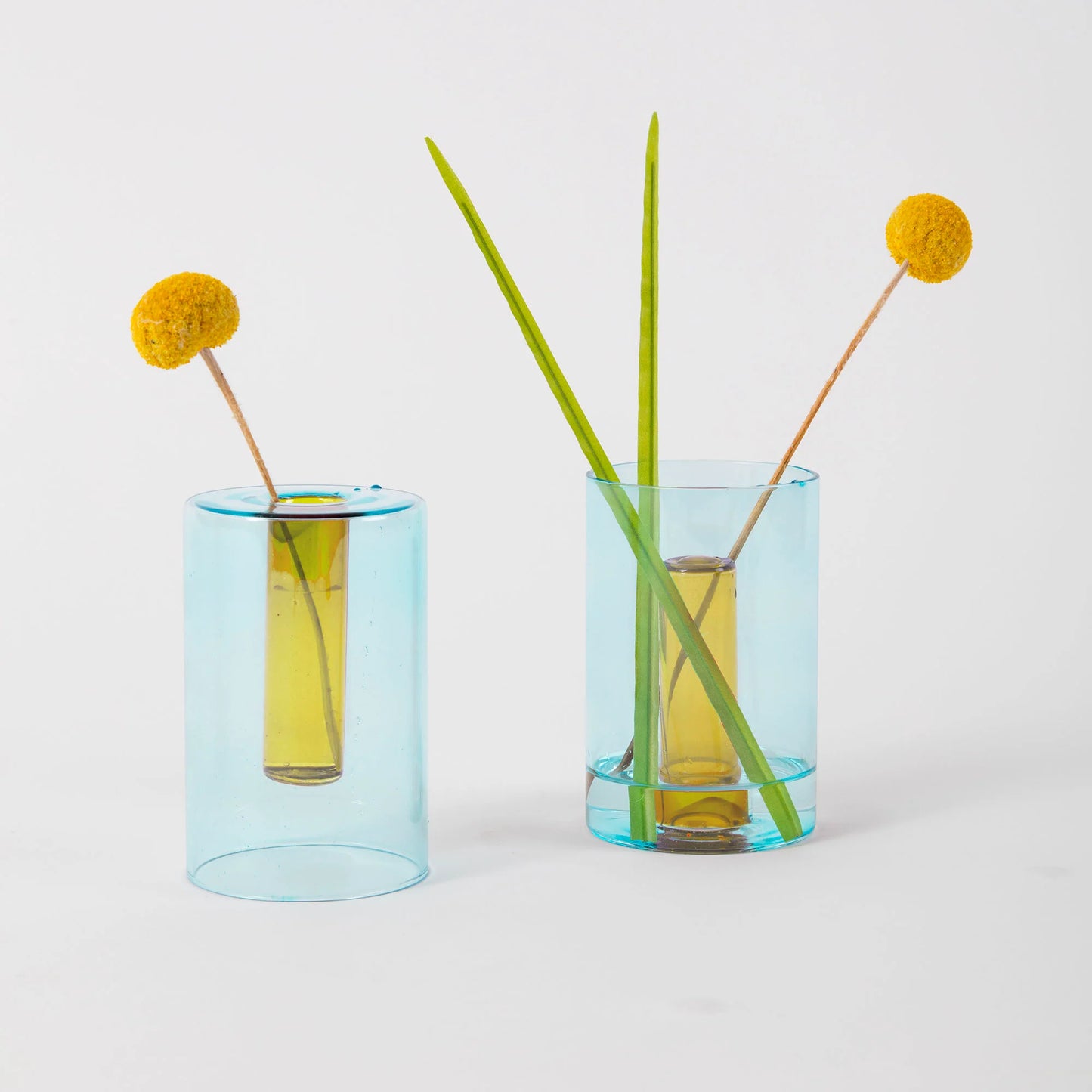 Block SMALL Reversible Glass Vase