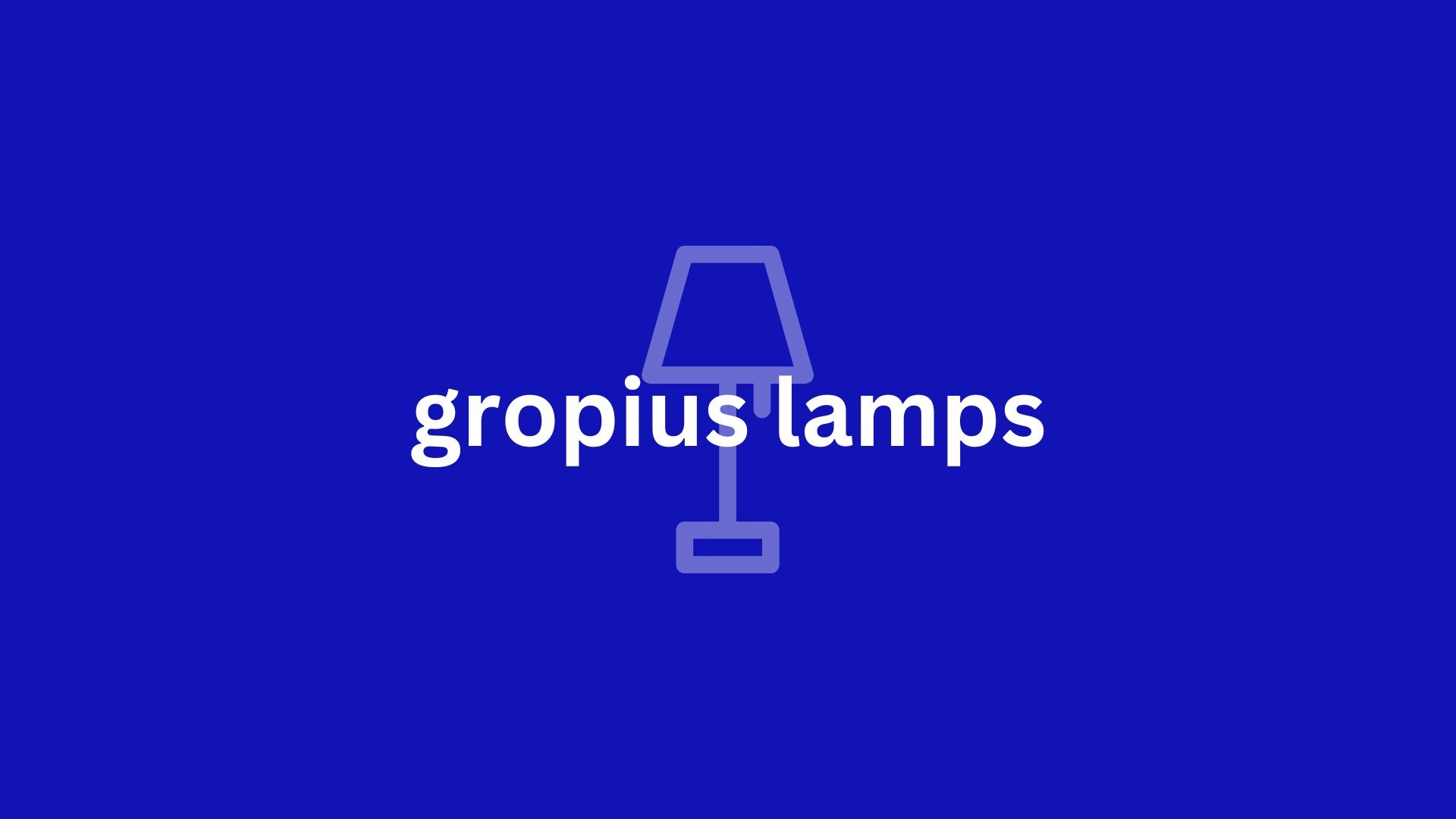 Gropius Lamps