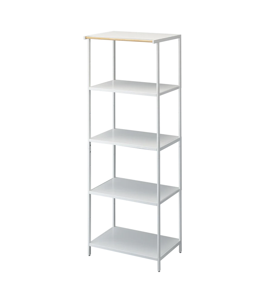 Tower 5-Tier Storage Rack White