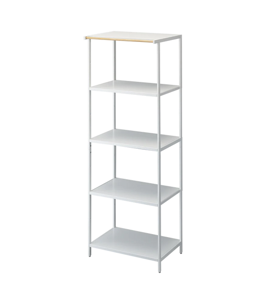 Tower 5-Tier Storage Rack White