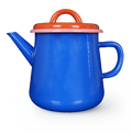 Tea Pot Electric Blue