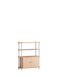 Moebe Low Cabinet with Two Shelves