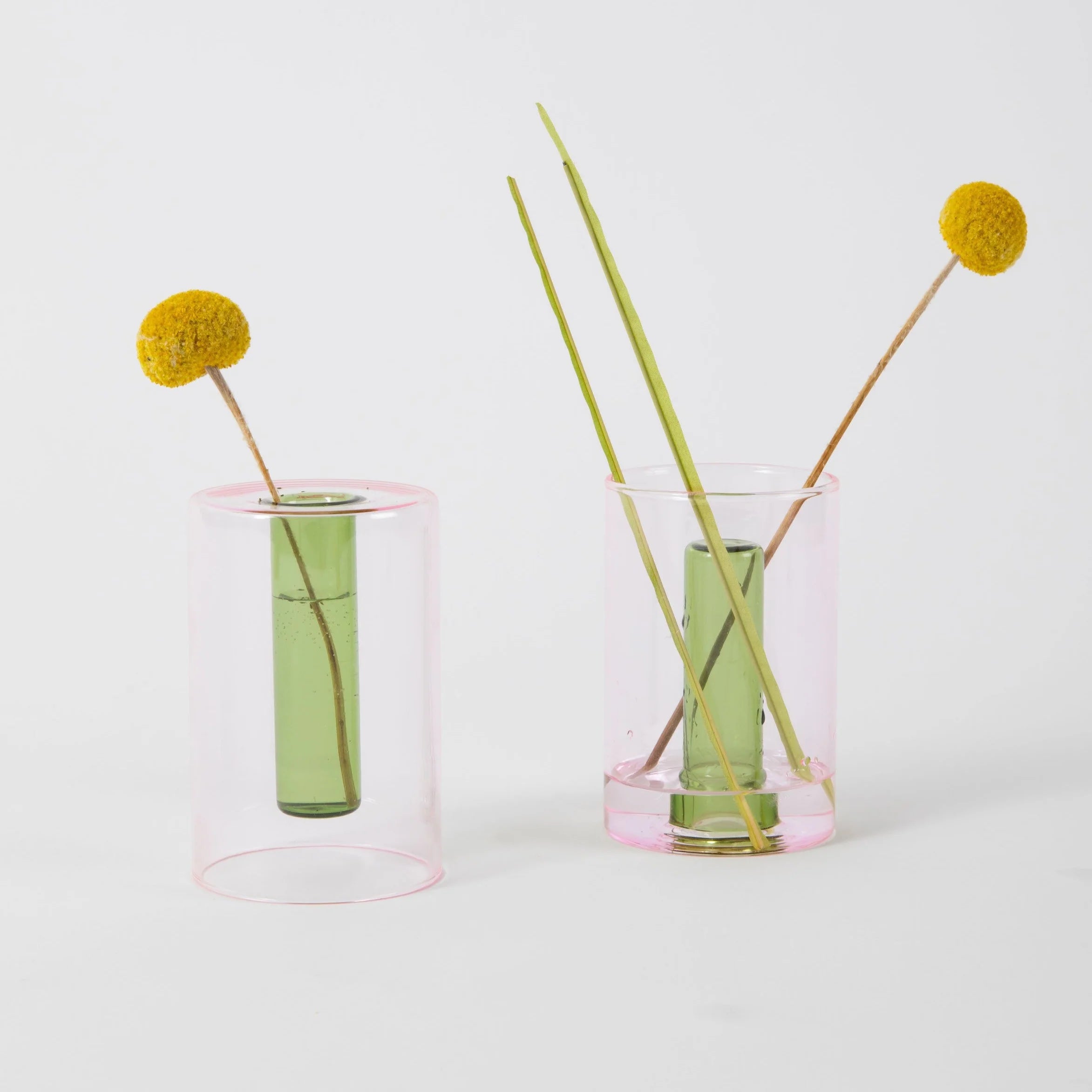 Block SMALL Reversible Glass Vase