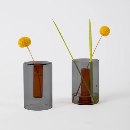 Block SMALL Reversible Glass Vase