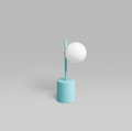 Gropius Minimal Wood Table Lamp Tiffany Blue