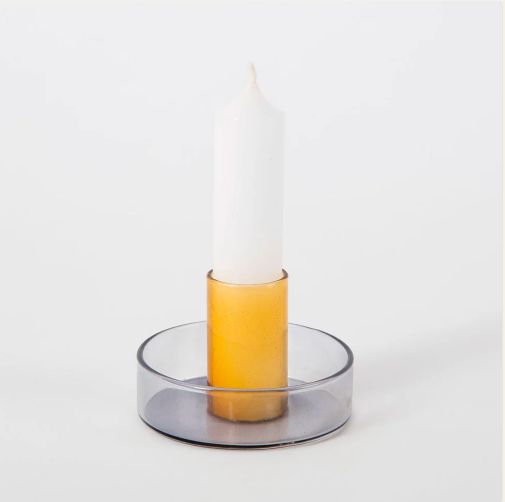 Duo Tone Candle Holder