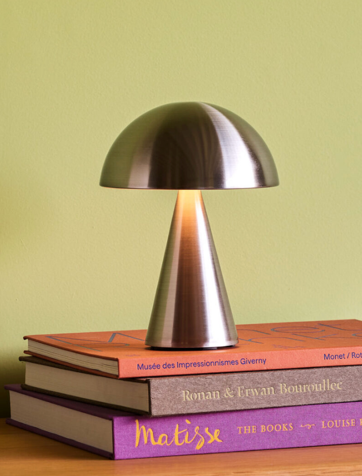 Mush Portable Lamp Nickel