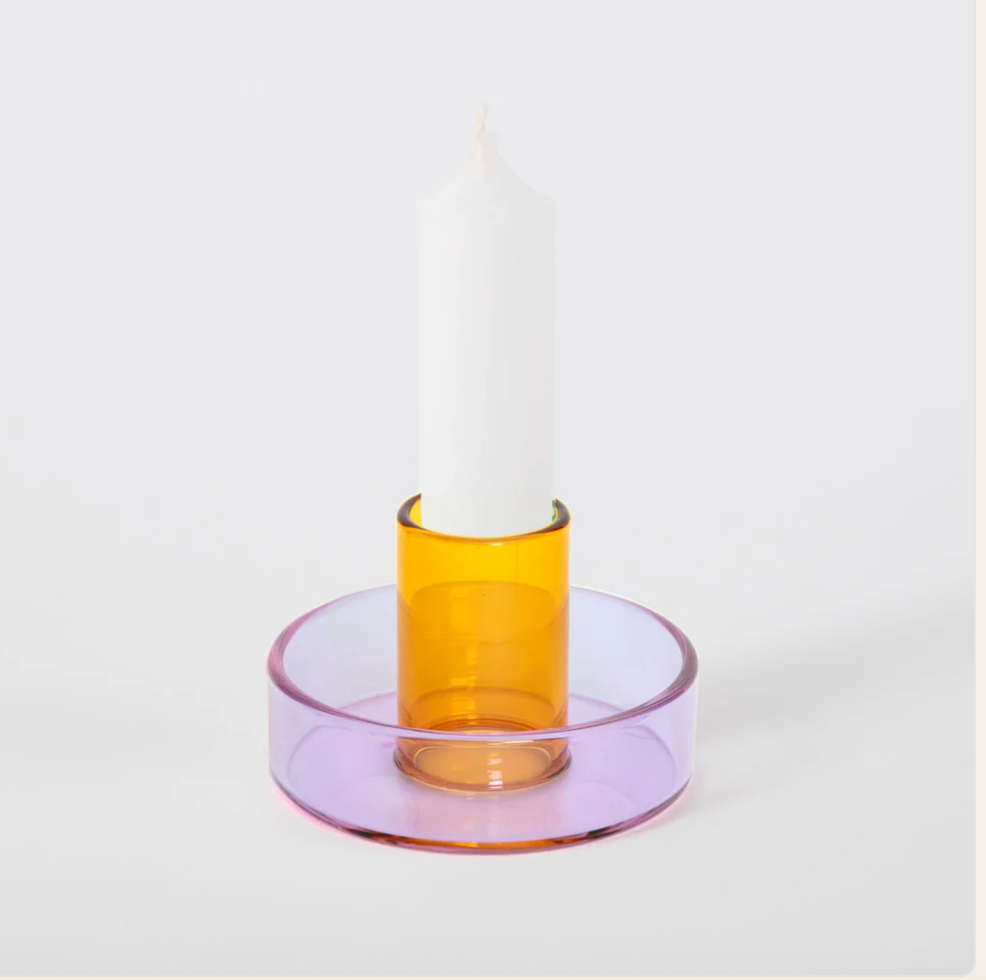 Duo Tone Candle Holder