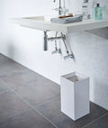 Tower Rectangular Trash Can White