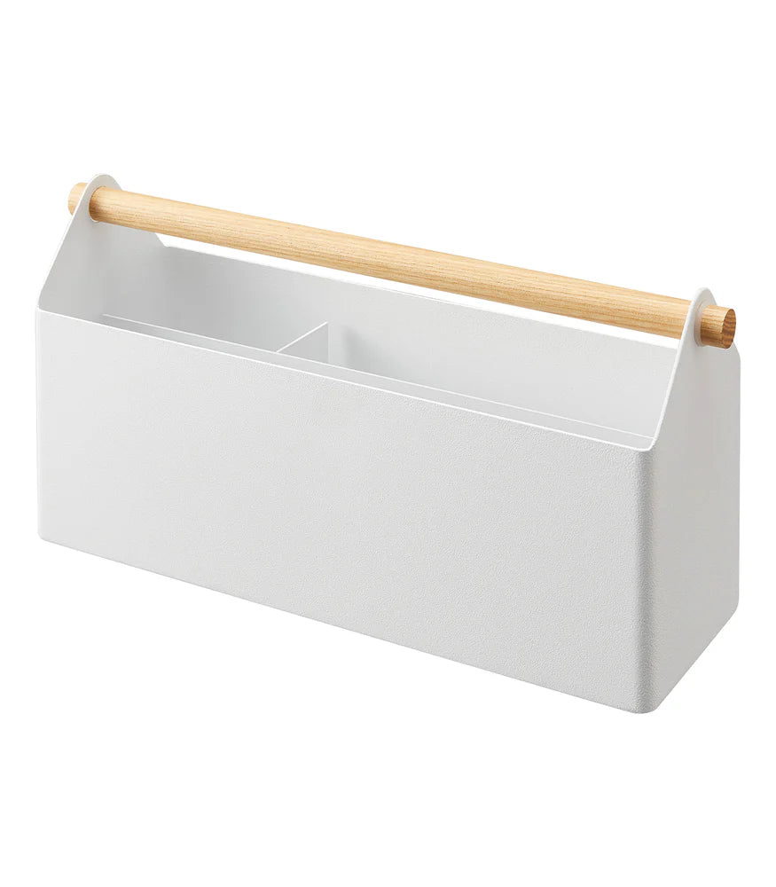 Tosca Large Desk Organizer Caddy White