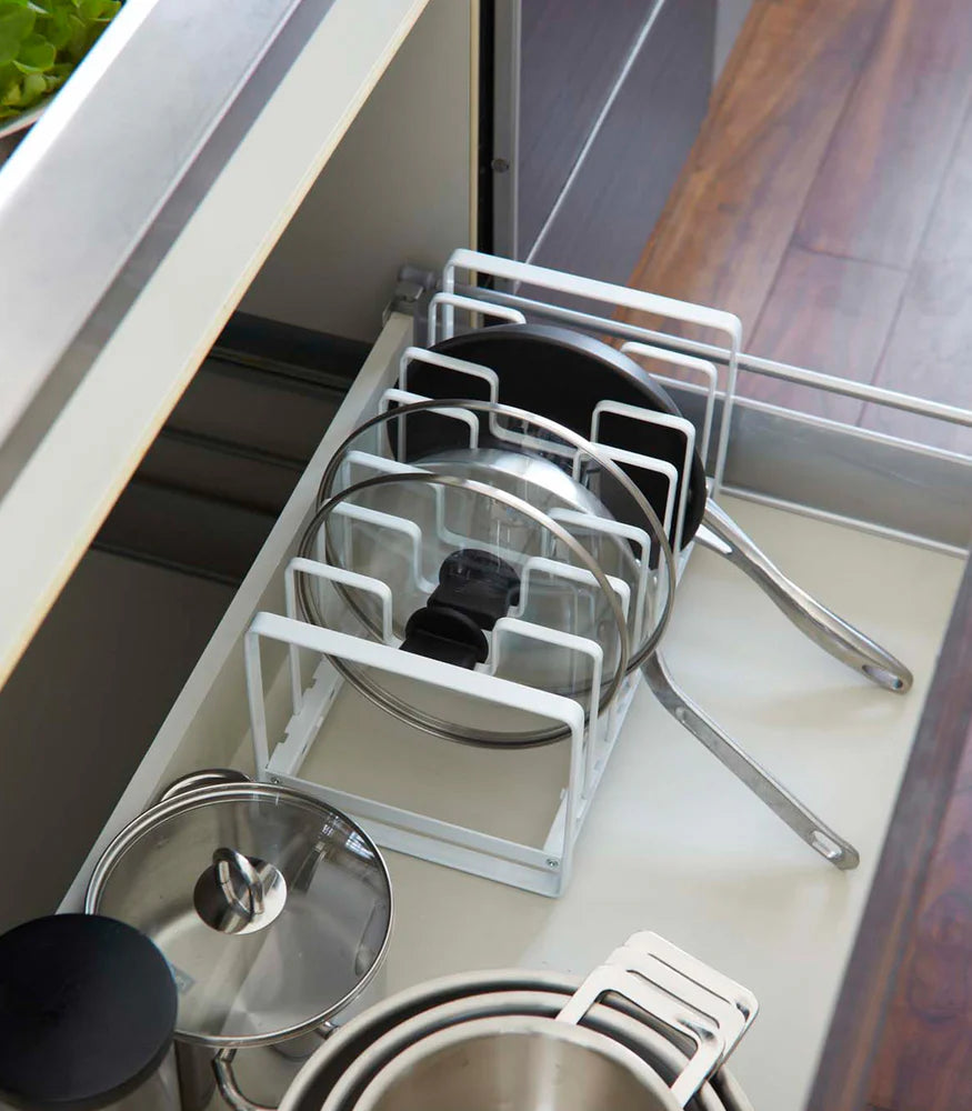 Tower Under The Sink Storage Rack White