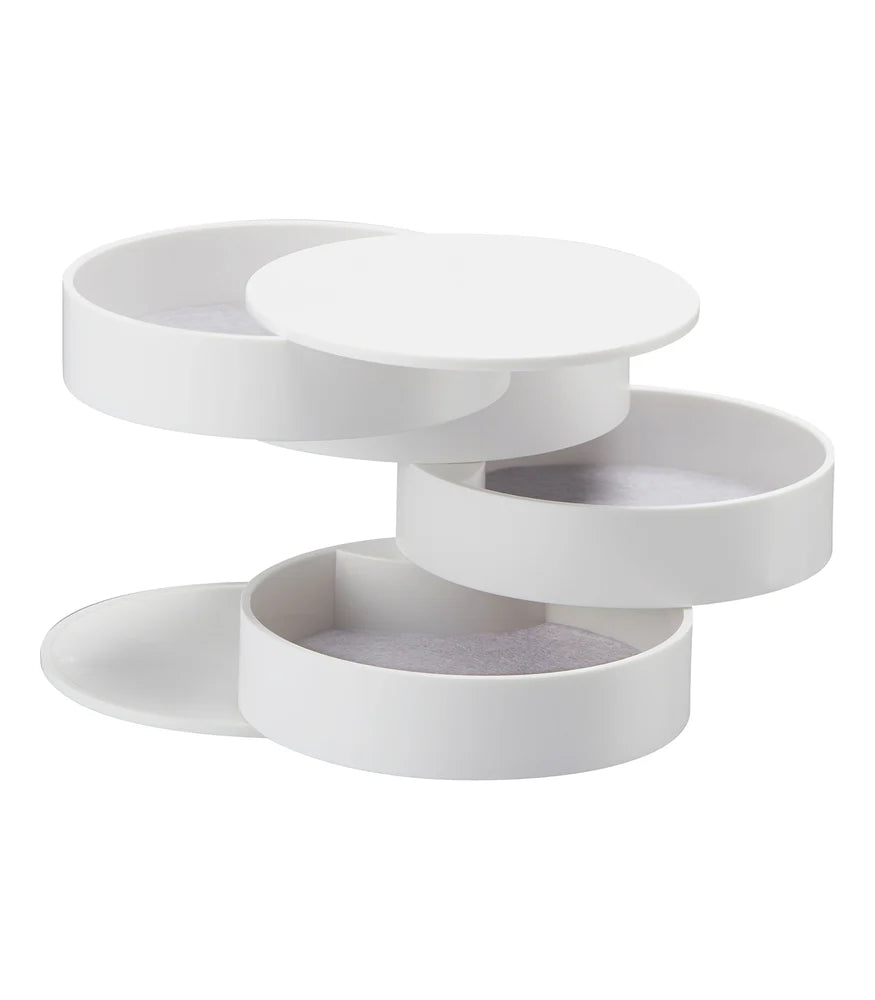 Tower 4-Tiered Accessory Tray White