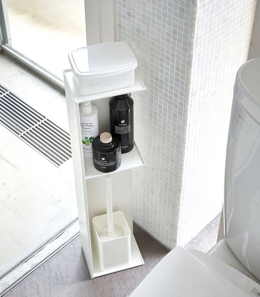 Tower Toilet Organizer White